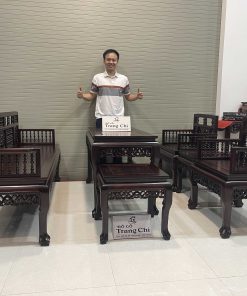 Trường Kỷ Song Tiện 1 Đoản 2 Ghế Đơn 1 Bàn 2 Đôn