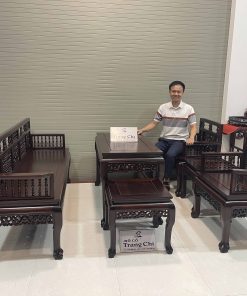 Trường Kỷ Song Tiện 1 Đoản 2 Ghế Đơn 1 Bàn 2 Đôn