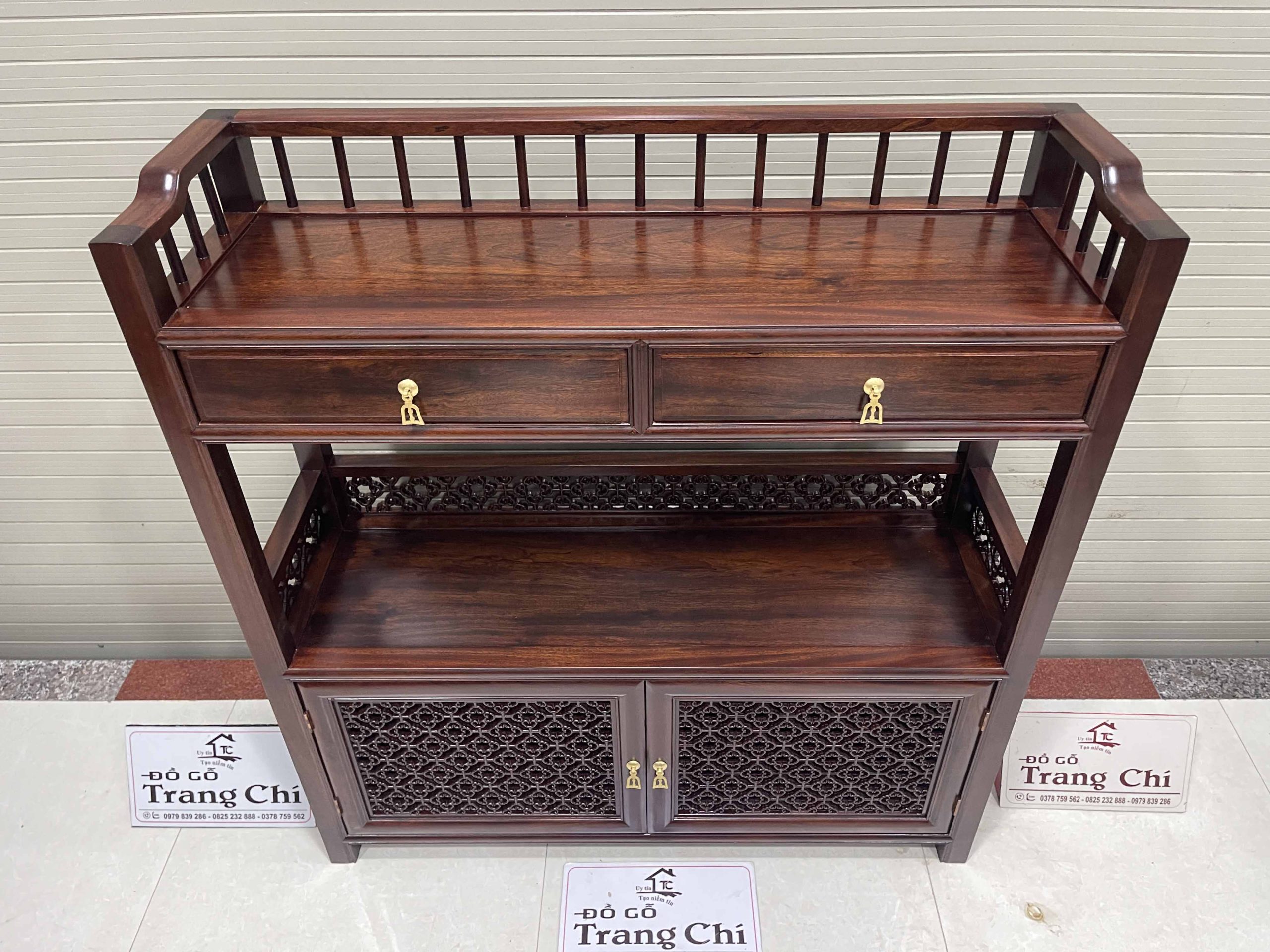 Mẫu Kệ Trà Cao 107 Rộng 100 Sâu 32 Cm Gỗ Gụ (11) Mẫu Kệ Trà Cao 107 Rộng 100 Sâu 32 Cm Gỗ Gụ