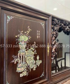 Tủ Chè Gụ Khảm Ốc Đẹp Cảnh Đông Bích