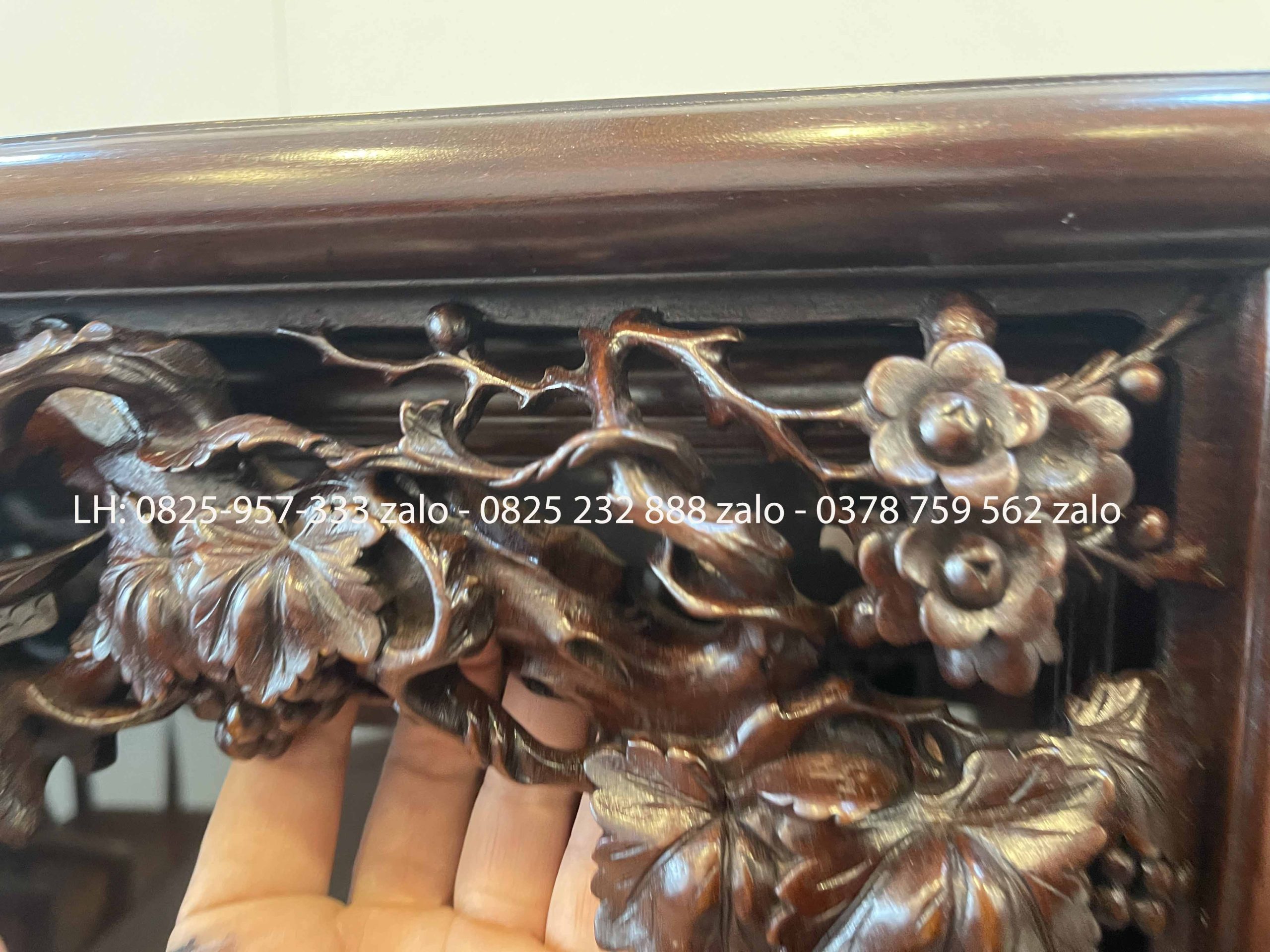Tủ Chè Gụ Khảm Ốc Đẹp Cảnh Đông Bích