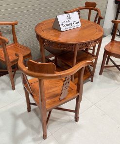 Bộ Bàn Ghế Góc Gỗ Hương Đá