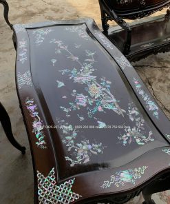 Bộ Bàn Ghế Louis 9 Món Khảm Cẩn Ốc