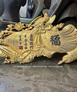 Bức Cuốn Thư Khánh Dơi Thiếc Vàng