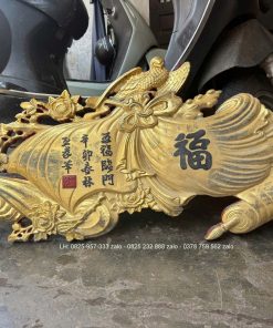 Bức Cuốn Thư Khánh Dơi Thiếc Vàng