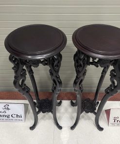 Cặp Đôn Bày Đồ Tròn Dáng Cong