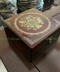 Hộp Trang Sức Gỗ Trắc Khảm Ốc Đẹp