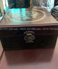 Hộp Trang Sức Gỗ Trắc Khảm Ốc Đẹp
