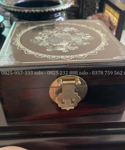 Hộp Trang Sức Gỗ Trắc Khảm Ốc Đẹp