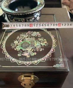 Hộp Trang Sức Gỗ Trắc Khảm Ốc Đẹp