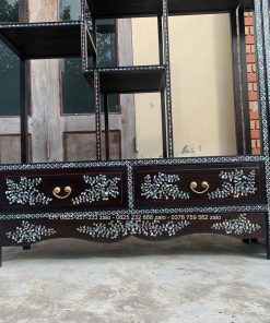 Mẫu Kệ Bày Đồ Gỗ Gụ Khảm Cẩn Ốc