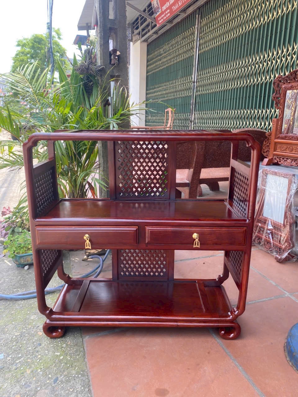 Mẫu Kệ Bày Đồ Gỗ Hương Nhỏ