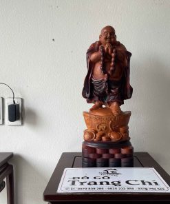 Pho Tượng Di Lặc Chúc Phúc Gỗ Hương