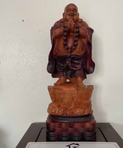 Pho Tượng Di Lặc Chúc Phúc Gỗ Hương