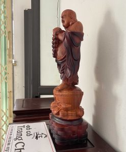 Pho Tượng Di Lặc Chúc Phúc Gỗ Hương