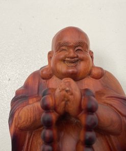 Pho Tượng Di Lặc Chúc Phúc Gỗ Hương