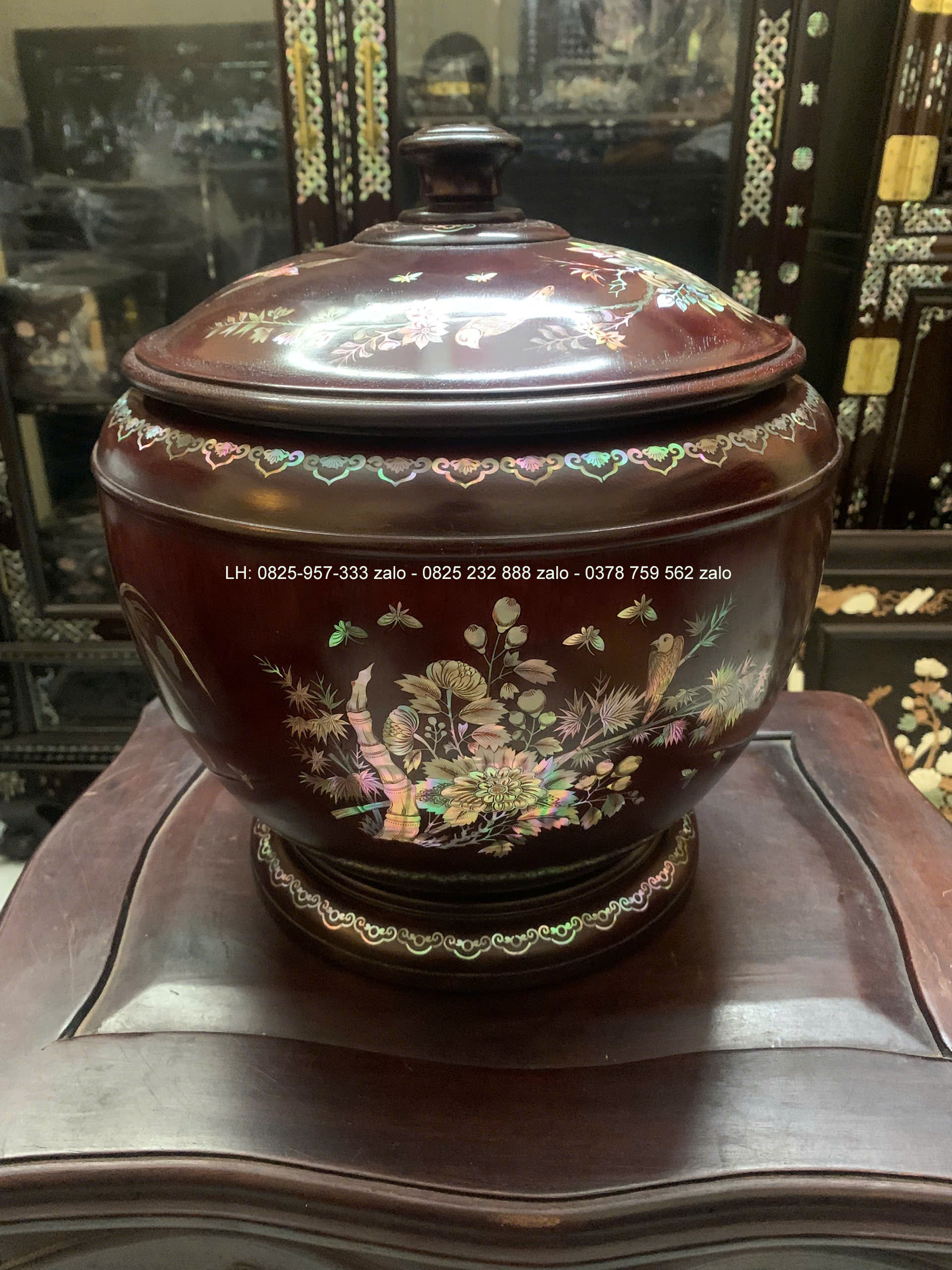 Rỏ Ủ Trà Nóng Khảm Ốc Đẹp