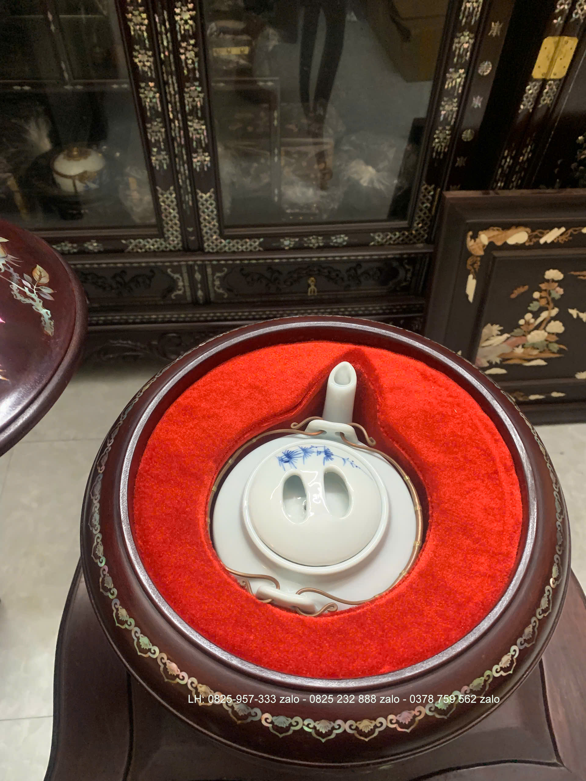 Rỏ Ủ Trà Nóng Khảm Ốc Đẹp