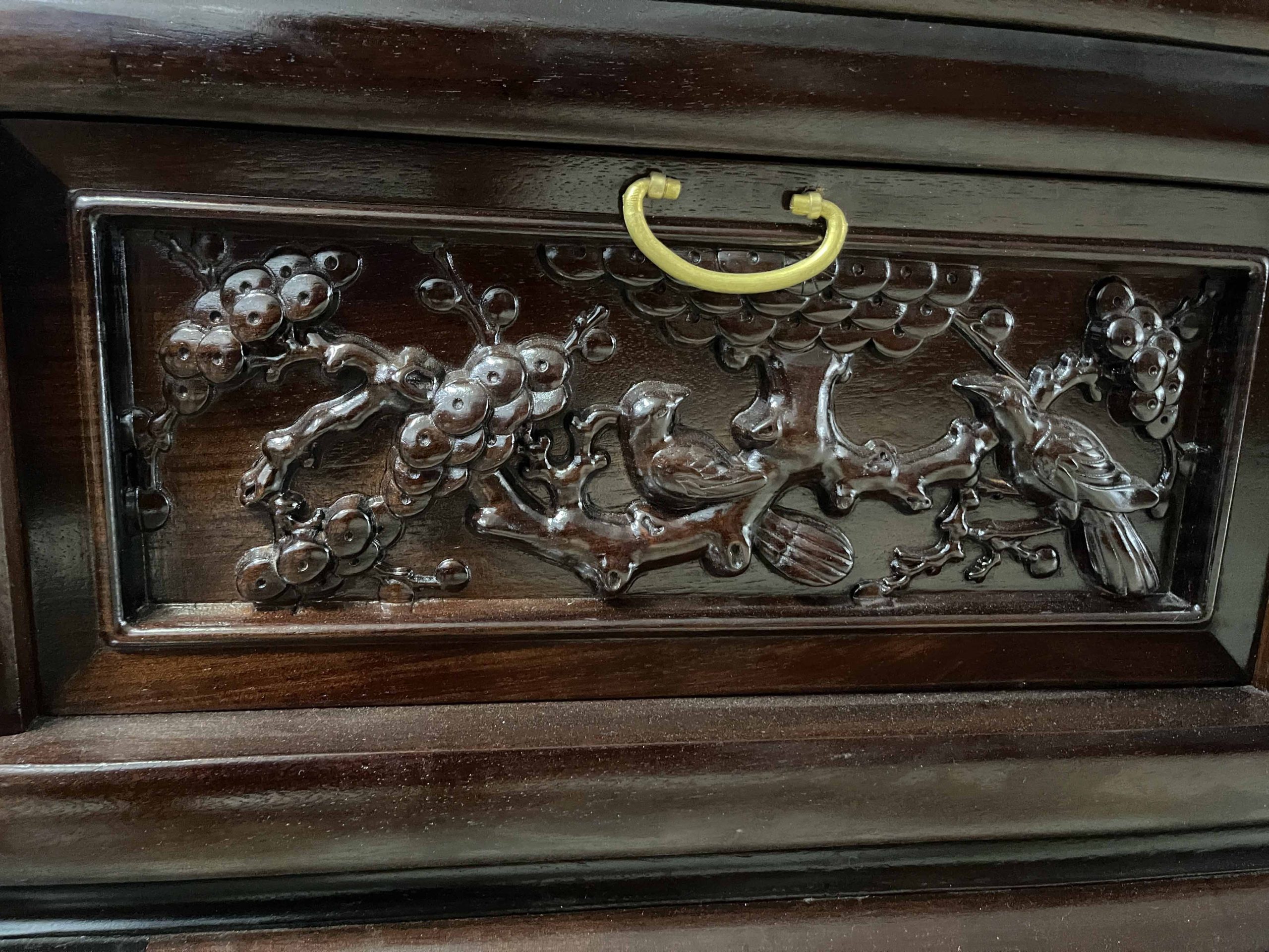 Tủ Bày Đồ Đựng Đồ Gỗ Gụ