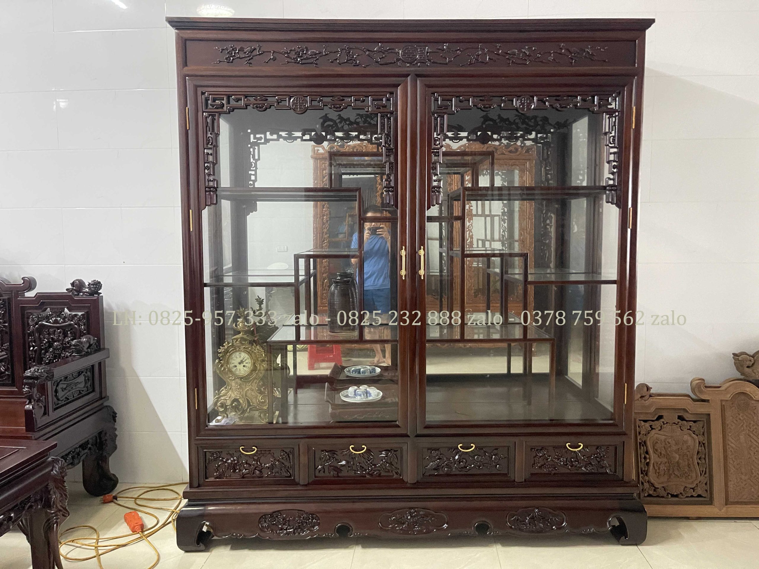 Tủ Bày Đồ Đựng Đồ Gỗ Gụ (13) Tủ Bày Đồ Đựng Đồ Gỗ Gụ