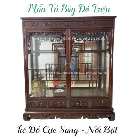 Tủ Bày Đồ Đựng Đồ Gỗ Gụ